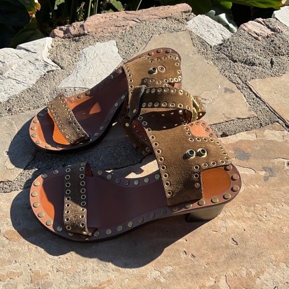 Isabel Marant size 38 green heels - Picture 2 of 4